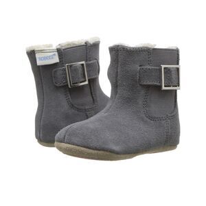 NEW Robeez Baby 9-12 Months Gwen Suede Boots Shoes